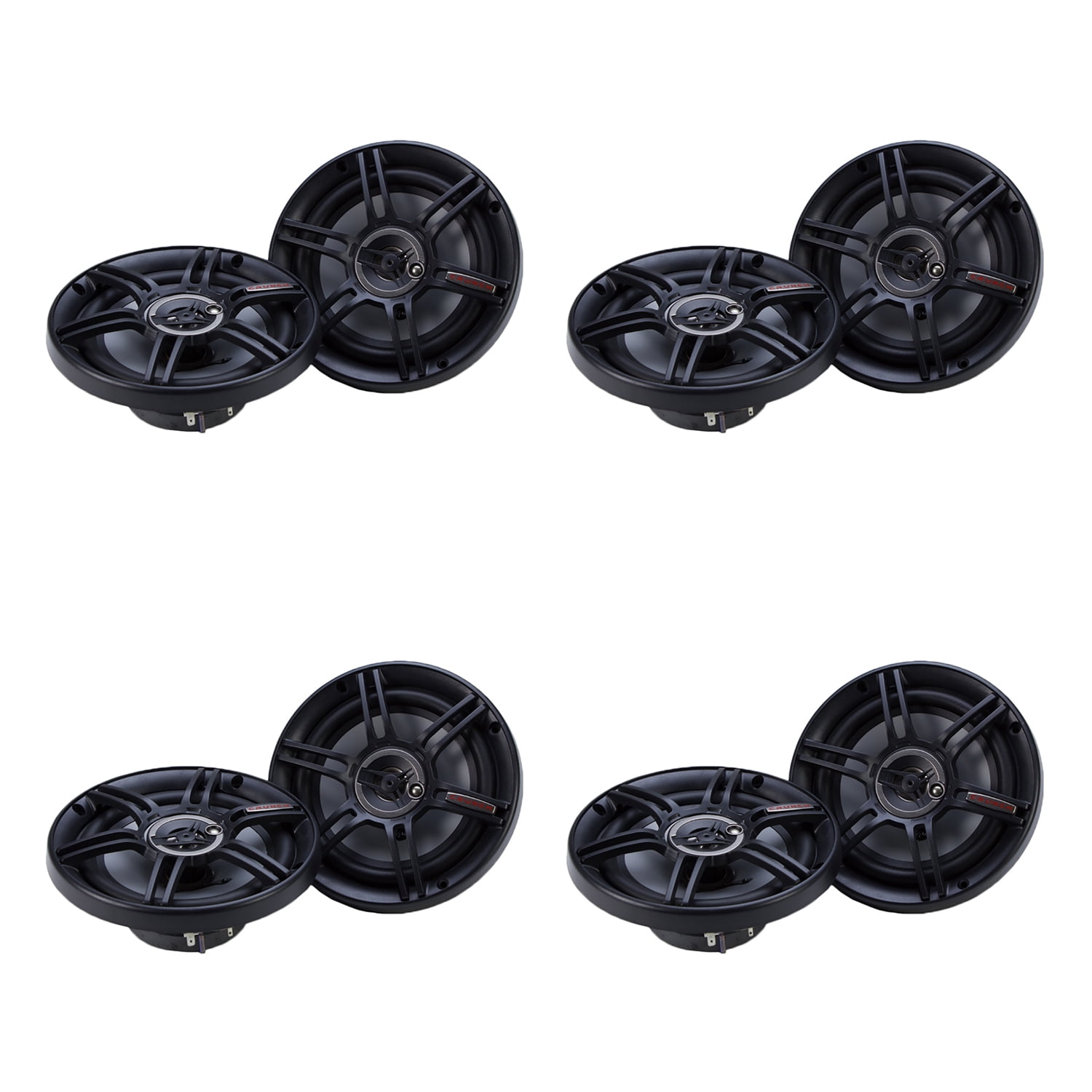 Crunch 300 Watts 6.5-Inch Component Car Install, 3-Way 4 Ohms