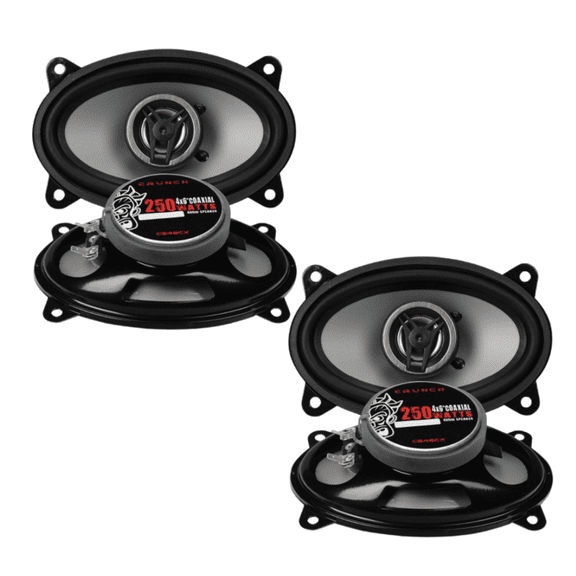 Crunch CS46CX 46 2Way Coaxial Car Speakers Pair (Pack of 2)
