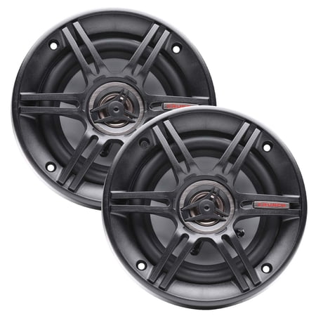 Crunch CS653 Full Range 3-Way Car Speaker, 6.5"