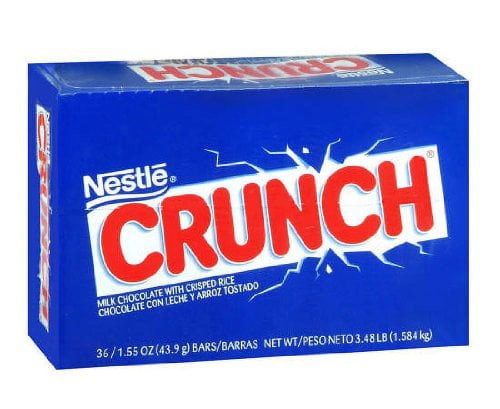 Crunch Chocolate Bar 36pk (1.6oz Per Pack) Made in Canada