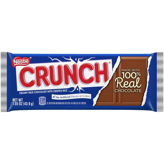 Crunch Chocolate Bars, Halloween Candy, Full Size, 1.55 oz