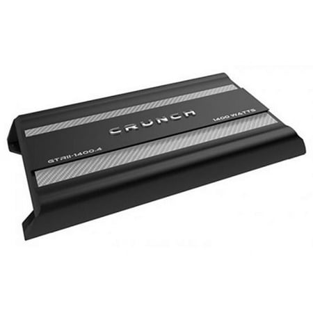 Crunch GTRII9004 4 Channel 900W Total Class-A/B Vehicle Audio Amplifier, Multicolor, 6 lbs
