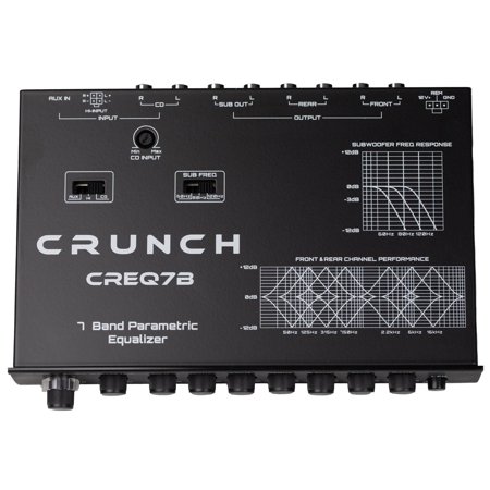 Crunch Ground Pounder CREQ7B 7-Band Parametric Equalizer.