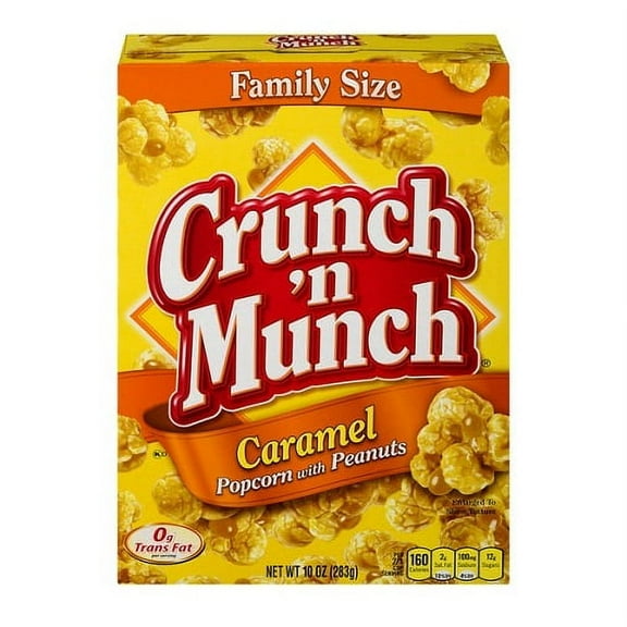 Crunch 'N Munch Family Size Caramel Popcorn with Peanuts