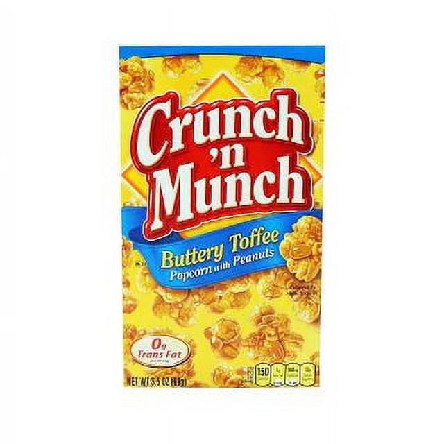Crunch N Munch, Popcorn Peanuts Buttery Toffee, Count 1 Popcorn