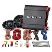 Crunch PX-1000 Car Stereo Amp w/ 2 3-Way Speakers and Soundstorm Wiring Kit