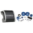 thumbnail image 1 of Crunch PZ2-1530.2D Compact 2 Channel 1500 Watt Class D Car Amplifier+Amp Kit, 1 of 8