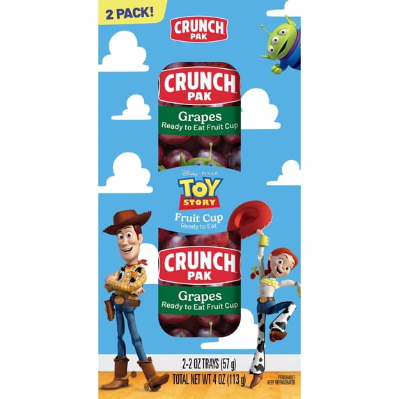 Crunch Pak Toy Story Freshies Grapes 2-2oz Pack