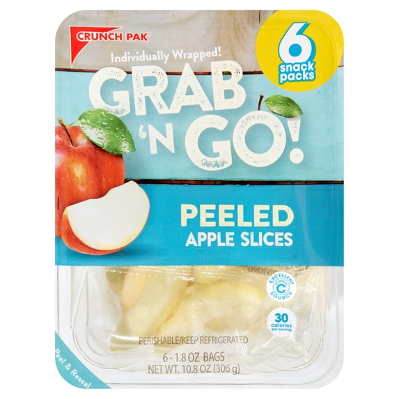 Crunch Pak Peeled Apple Slices, 2oz Count