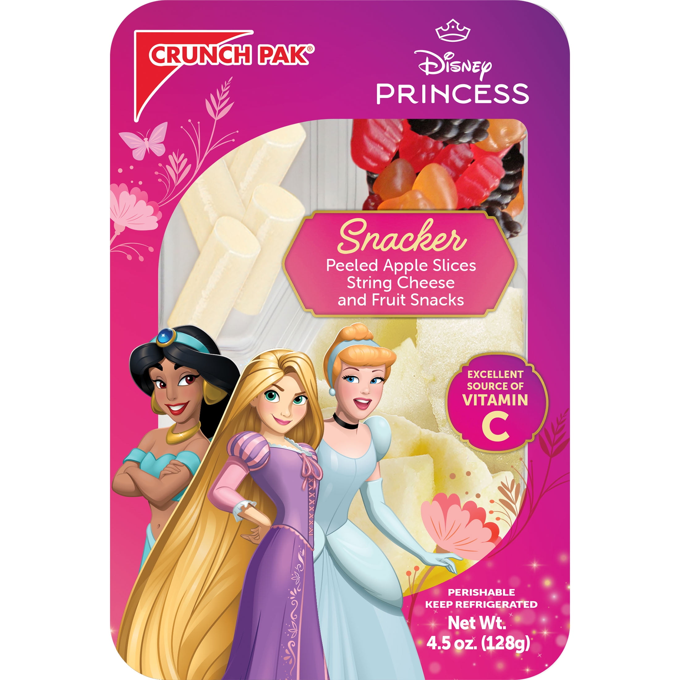 さくらいりんご　Disney PRINCESS DAYS Crunch Pak Snack Disney Princess with Fresh Sliced Peeled