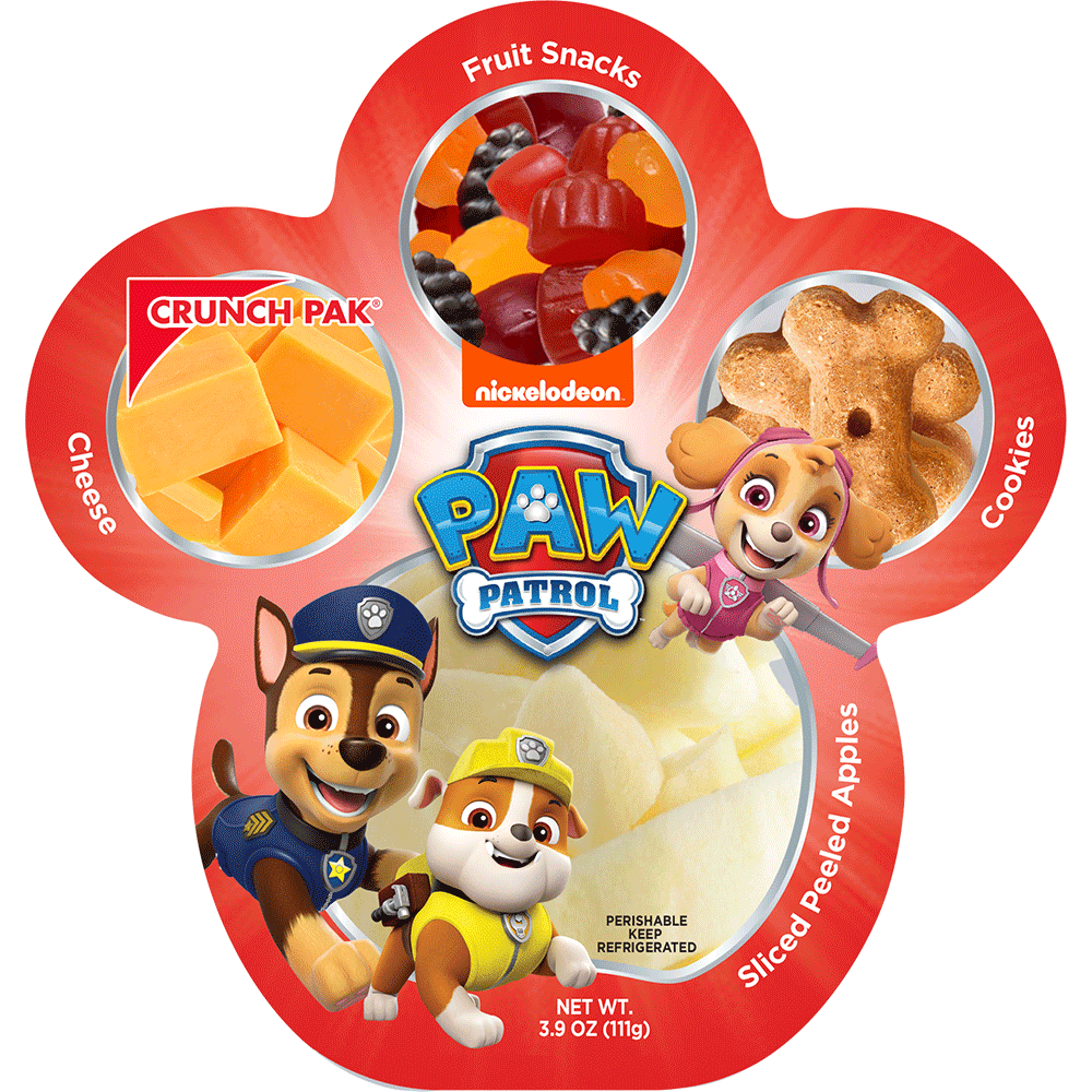 Crunch Pak Snack Featuring Paw Patrol with Sweet Sliced Apples, Fruit