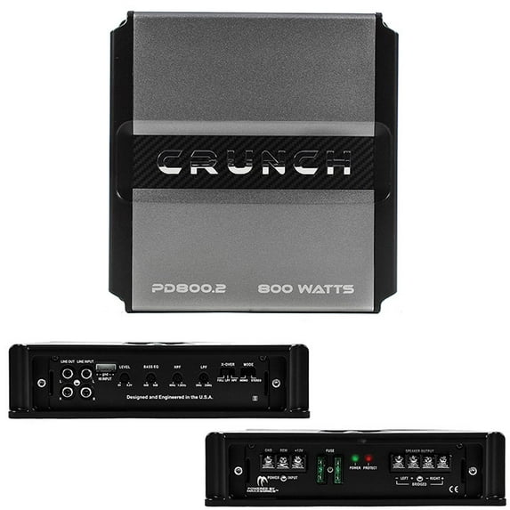 Crunch Power Drive PD800.2 Bridgeable Amplifier (800 Watts Max)