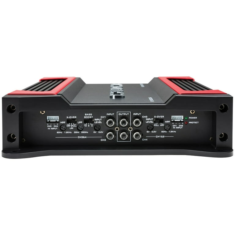 Crunch® Pz-1020.4 zone 1,000-watt 4-channel Class Ab Amp