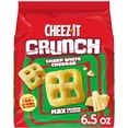 thumbnail image 1 of Cheez-It Crunch Sharp White Cheddar Cheesy Baked Snacks, Lunch Snacks, 6.5 oz, 1 of 11