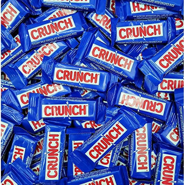 Crunch Snack Size Chocolate Bar Creamy Milk Chocolate and Crisped