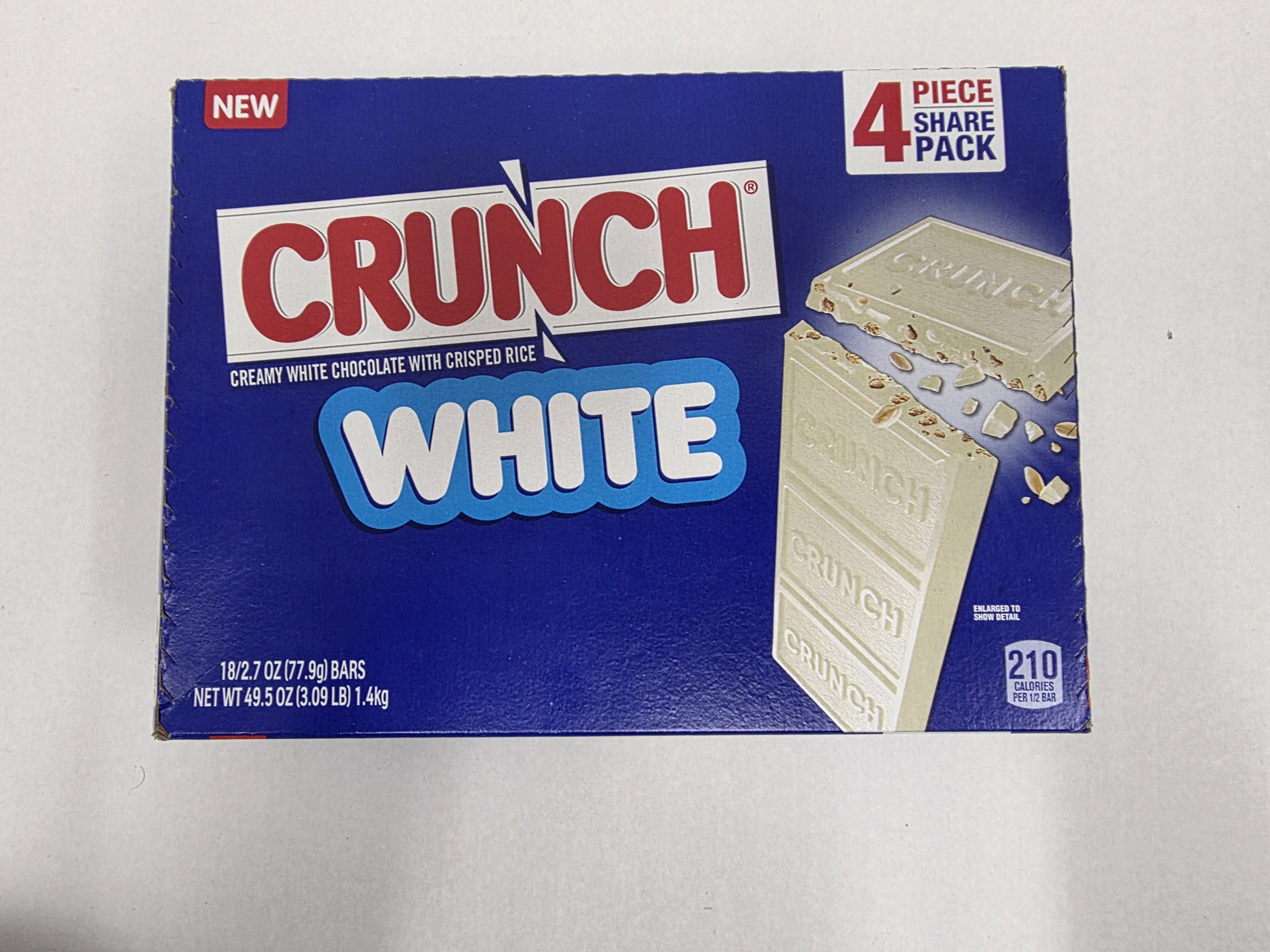 Crunch White Share Size 2.7oz 18ct