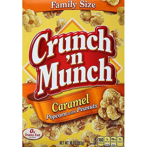 Crunch 'n Munch Caramel Popcorn With Peanuts