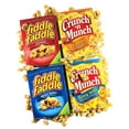thumbnail image 1 of Crunch n Munch, Fiddle Faddle Ideal Variety 4 Pack - 2 Crunch n Munch (Caramel and Buttery Toffee) Plus 2 Fiddle Faddle (Butter Toffee and Carmel)| A Box of Each Popcorn Snack Flavor (4 Boxes), 1 of 3
