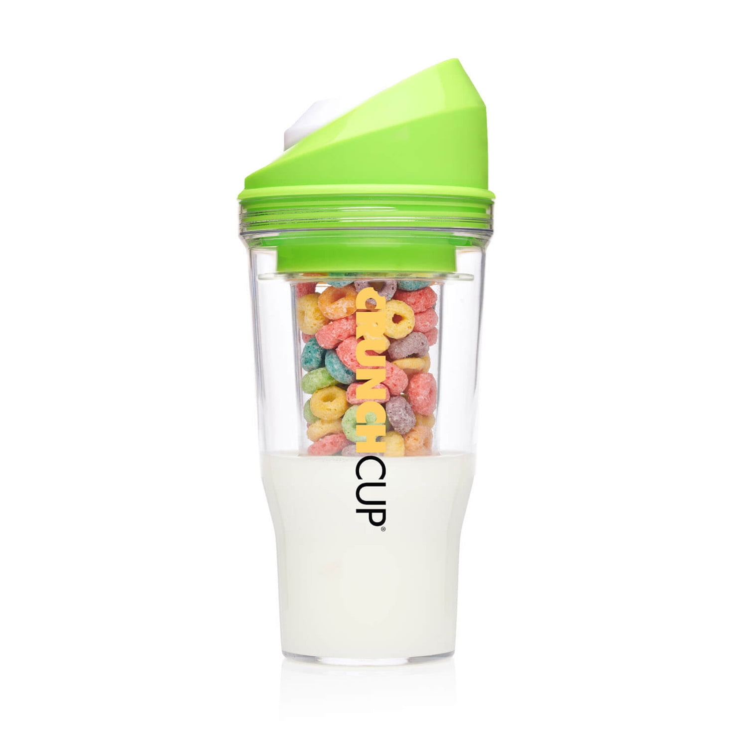 Cereal Cup on the Go, Yogurt Portable Cereal and Milk Cups Container to Go  Cup, Sealed Double Layer Snack Cup Storage Box for Fruit Salad Breakfast