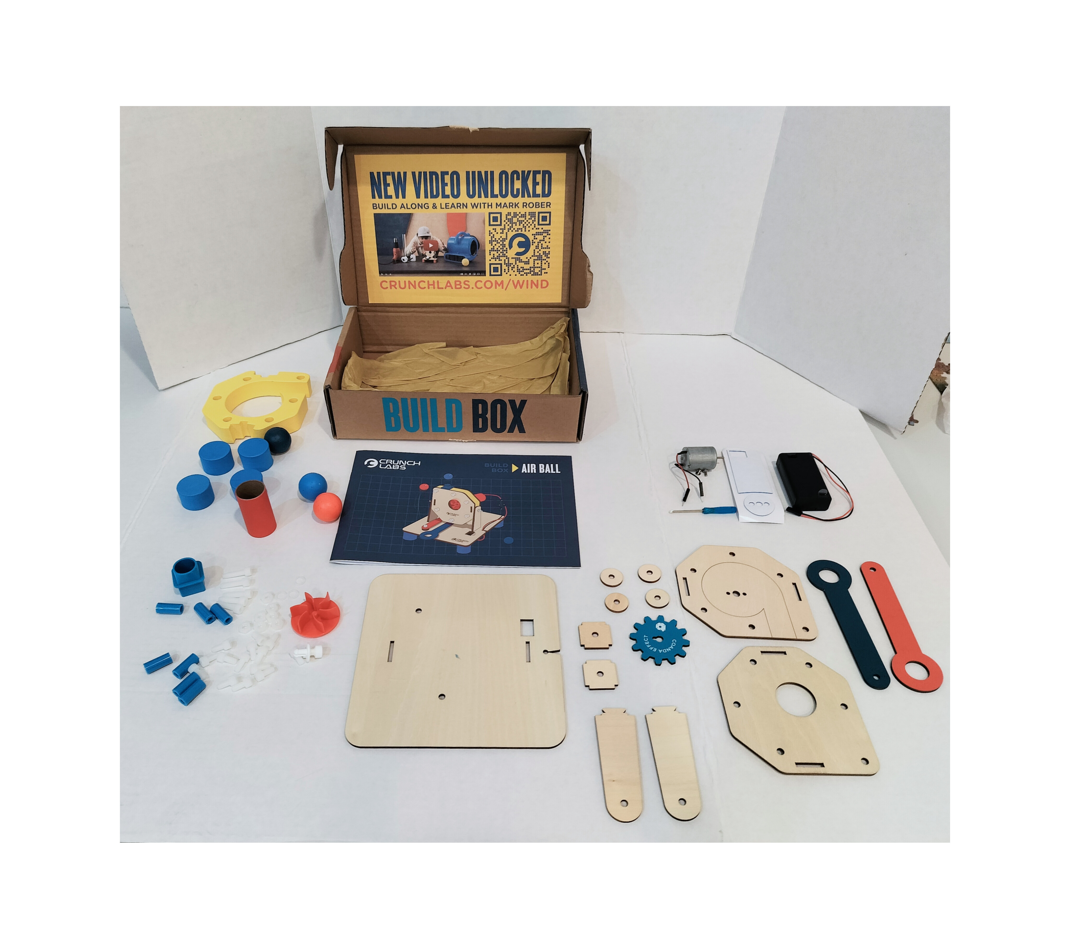 CrunchLabs by Mark Rober Air Ball Build Box Science Kit