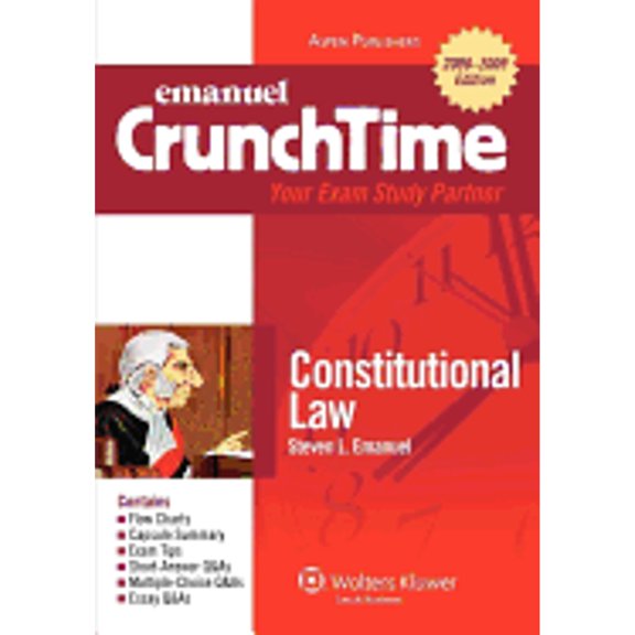 Pre-Owned Constitutional Law (Crunchtime) Paperback