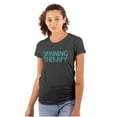 thumbnail image 1 of Crunches Before Brunches Funny Gym Womens Slim Fit Graphic Tee Brisco Brands S, 1 of 5