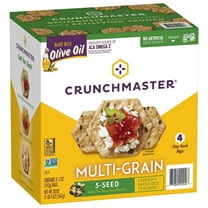 Crunchmaster 5 Seed Multi-Grain Cracker with Olive Oil 20 Ounce