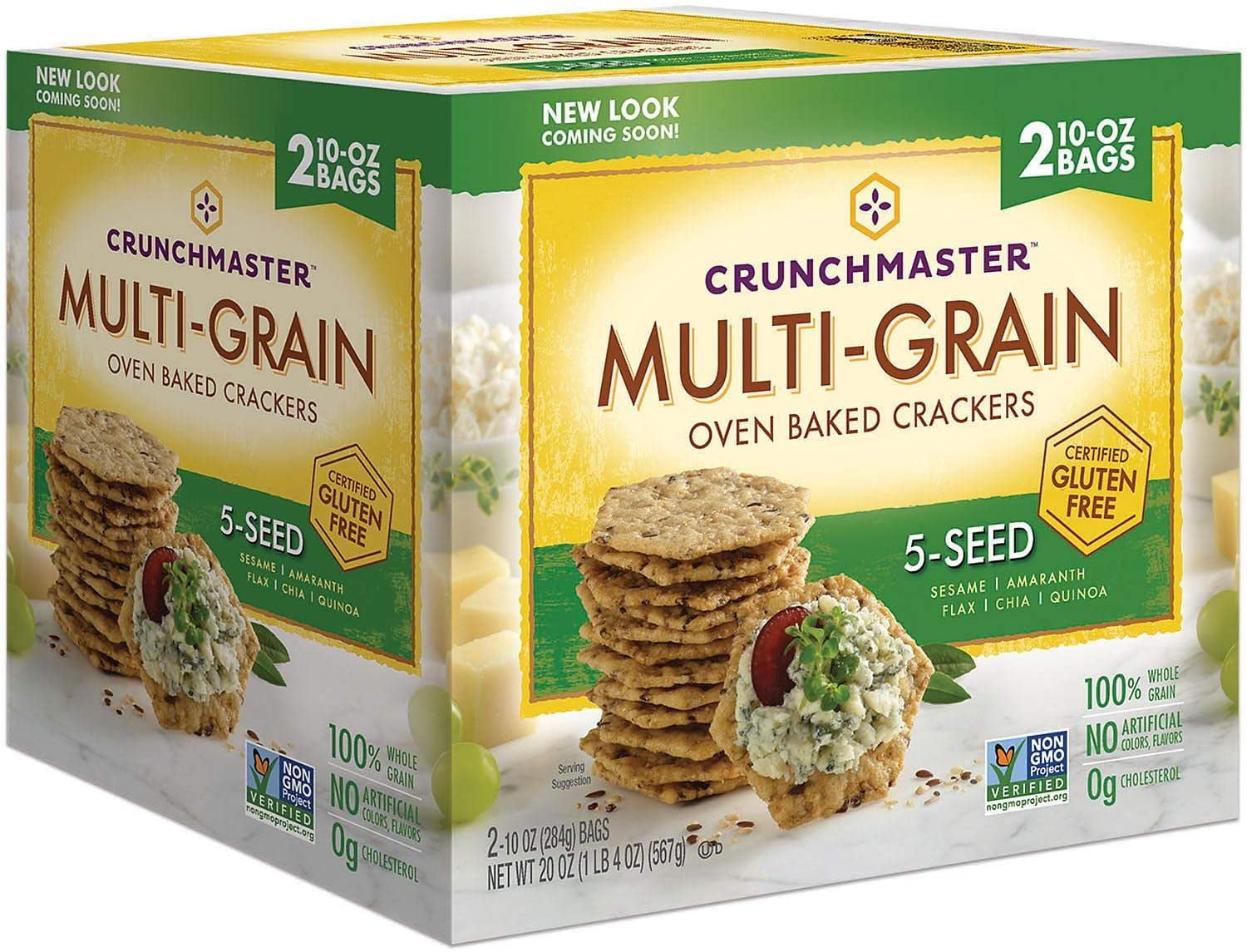 Crunchmaster 5 Seed Multi-Grain Crackers (10 oz., 2 pk.)