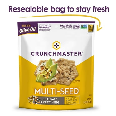 Crunchmaster Multi-Seed Cracker Ultimate Everything Crunchy Gluten Free, 4oz