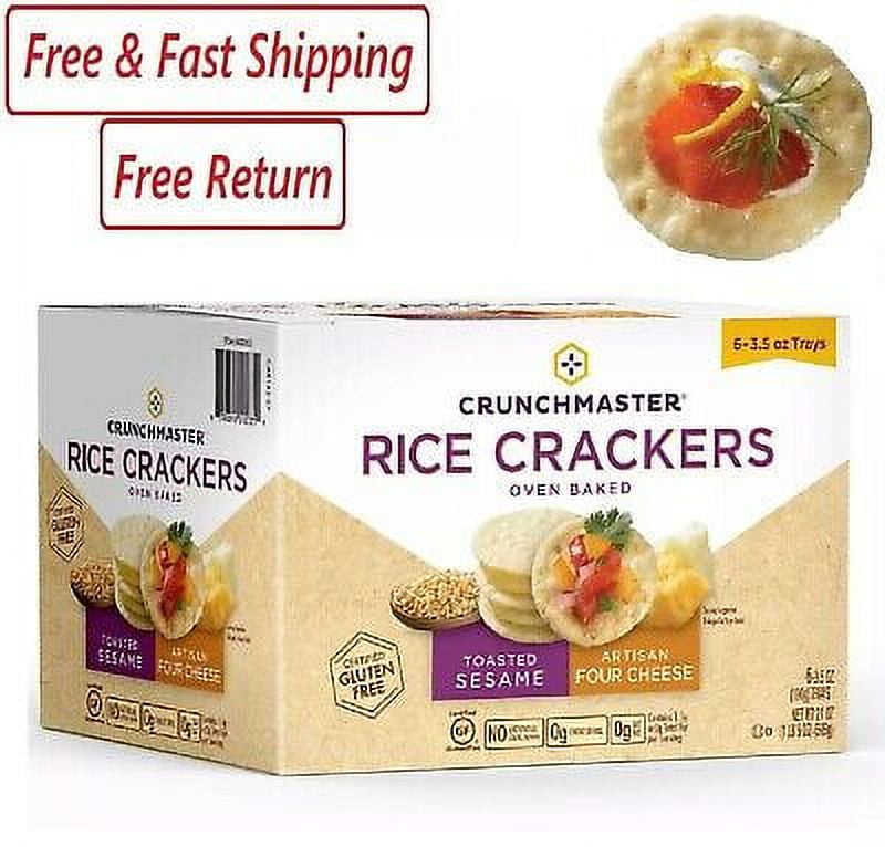 Crunchmaster Rice Crackers (3.5oz / 6pk)