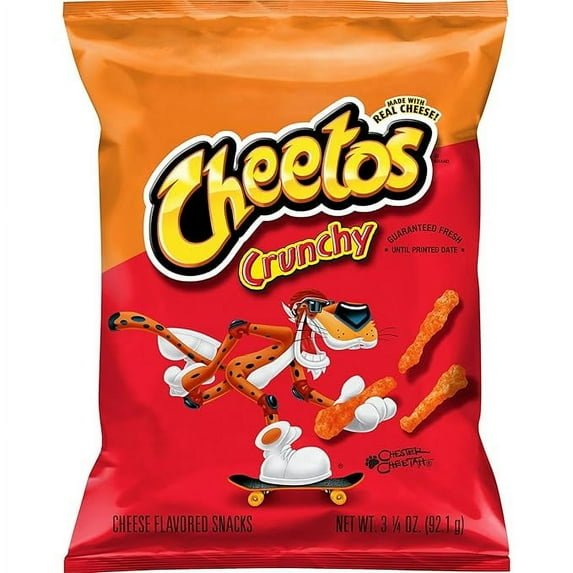Crunchy Cheese Snacks, 2.875 Oz Pack of 1