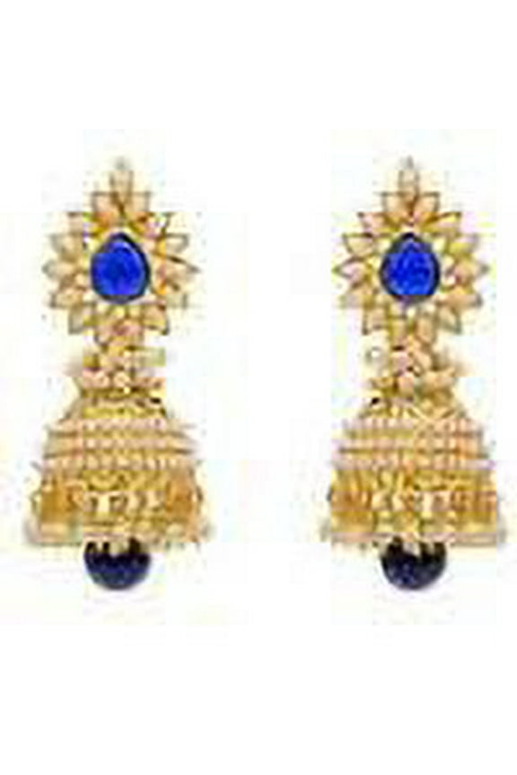 Bollywood Aashiki 2 Inspired Stylish Traditional Indian Jewelry Polki Meenakari Jhumka / Jhumki Earrings for Women