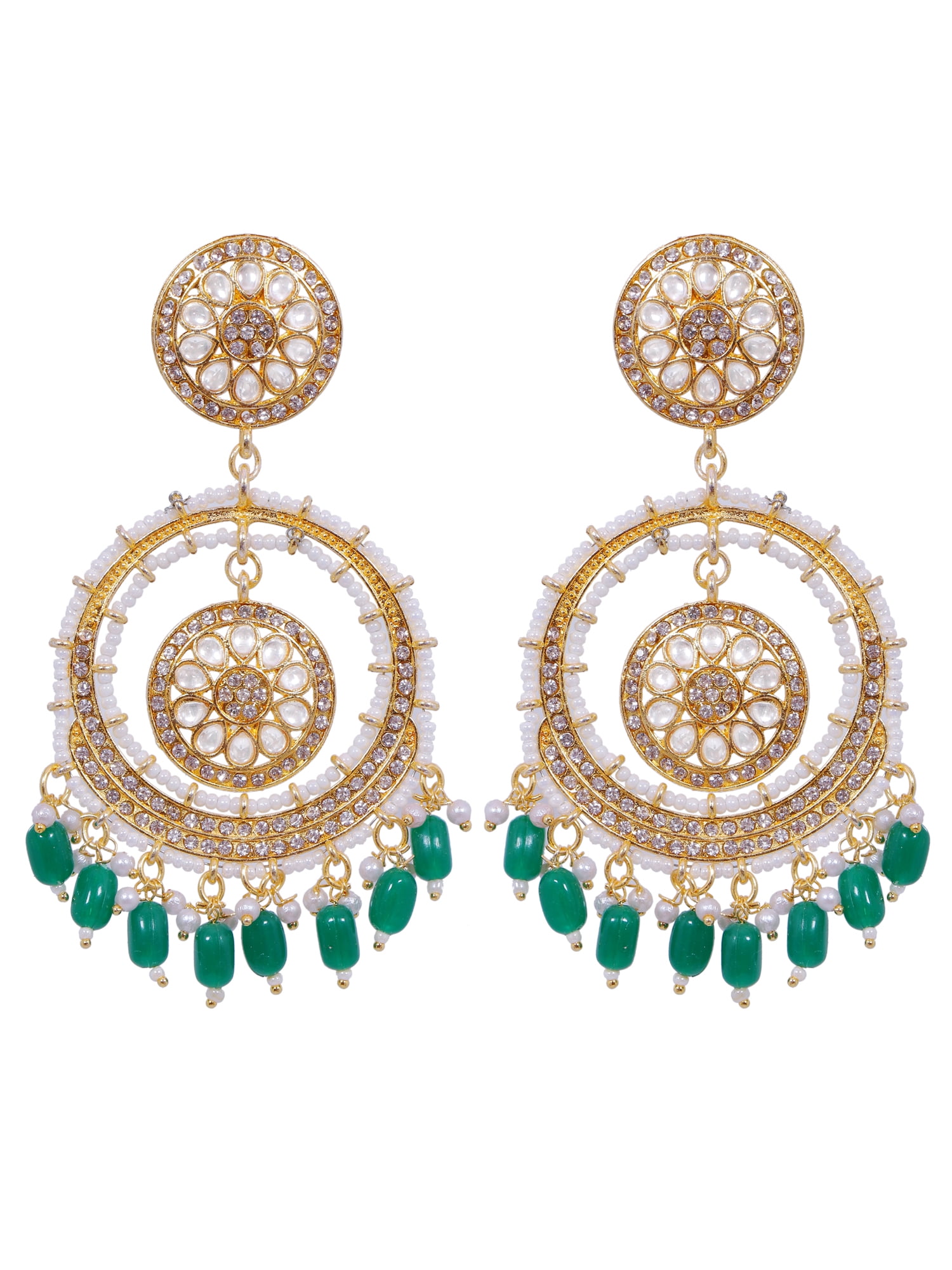 Buy Temple Jewellery Earrings Jhumkas Design Online