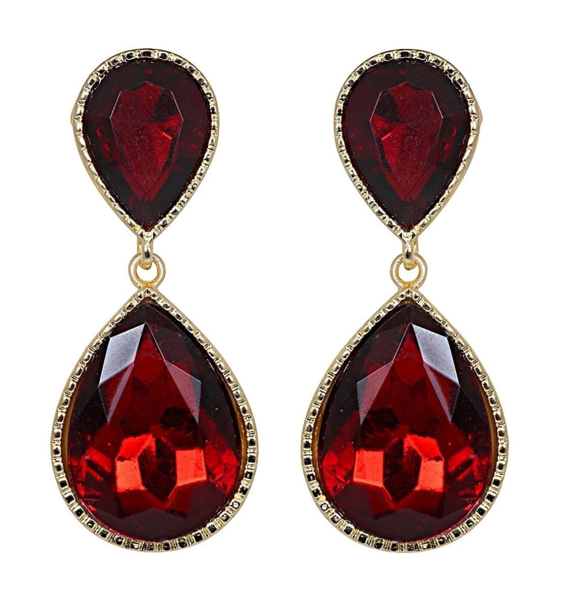 Buy Online Pearl Maroon Long Tassel Earring | jewellery for women|  menjewell.com