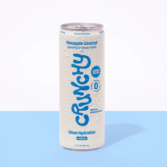 Crunchy Hydration Pineapple Coconut Sparkling Wellness Water