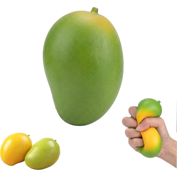 Crunchy Mango Squishy, Chameleon Mango Crunch Squishy, Soft Squeeze Stress Relief (1Pc)