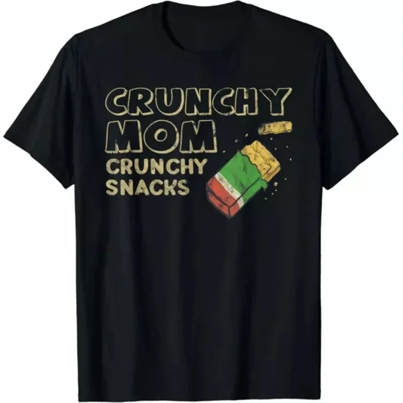 Crunchy Mom Crunchy Snacks Mother S Day Shirt Unisex S-5XL Hot Trending Shirt, Vintage Birthday Gift