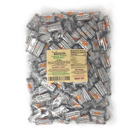 Crunchy Peanut Butter Bars, Individually Wrapped, 2 Pound Bag
