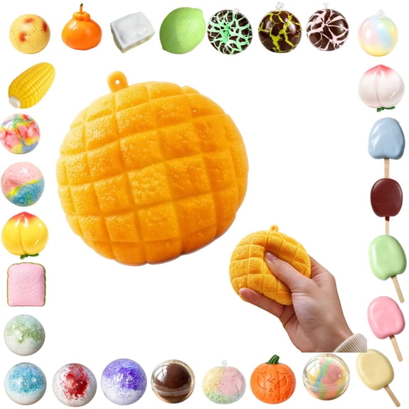 Crunchy Pineapple Bun Squishy Fidget Toys Realistic Food Shaped Squeeze Item For Stress Reduction And Tabletop Ornament