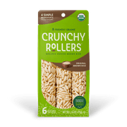 Bamboo Lane Crunchy Rice Rollers, Original Brown Rice, 6 Ct