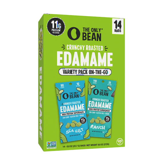 Crunchy Roasted Edamane Beans