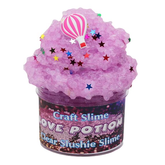 Crunchy Slime | Clay Slime | Clear Crystal Putty Slime for Girls, DIY Sensory Toys, Glossy Crunchy Bubble Slime Supplies, Surprise Birthday Party Favors