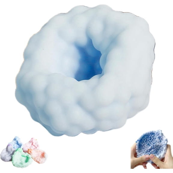 Crunchy Fidget Toys , Elastic Ice Skin Stress Toy, Portable Desk Accessory For Anxiety Relief And Daily Leisure Play (Blue)