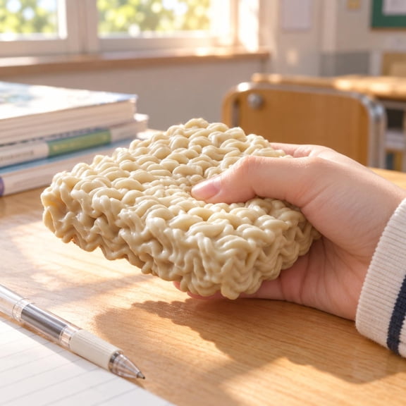 Crunchy Squishy, Noodle Block Toys with Block Filling for Work Break and Focus Crunchy Squeeze Cheap, Crunchy Squeeze Box Fun Pinata Stuffer Gift