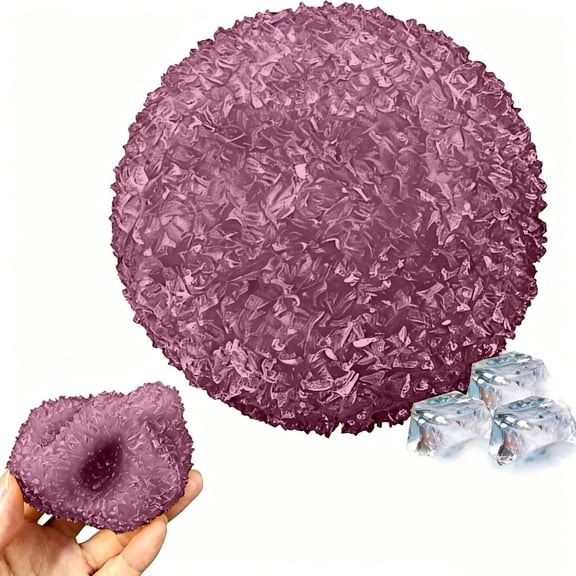 Crunchy Squishy Stress Ball – Slushy Squishy Toy with Apple Texture, Moldable Stress Ball for Adults Kids, Slushie Squishy Sensory Fidget Toy for Anxiety Relief