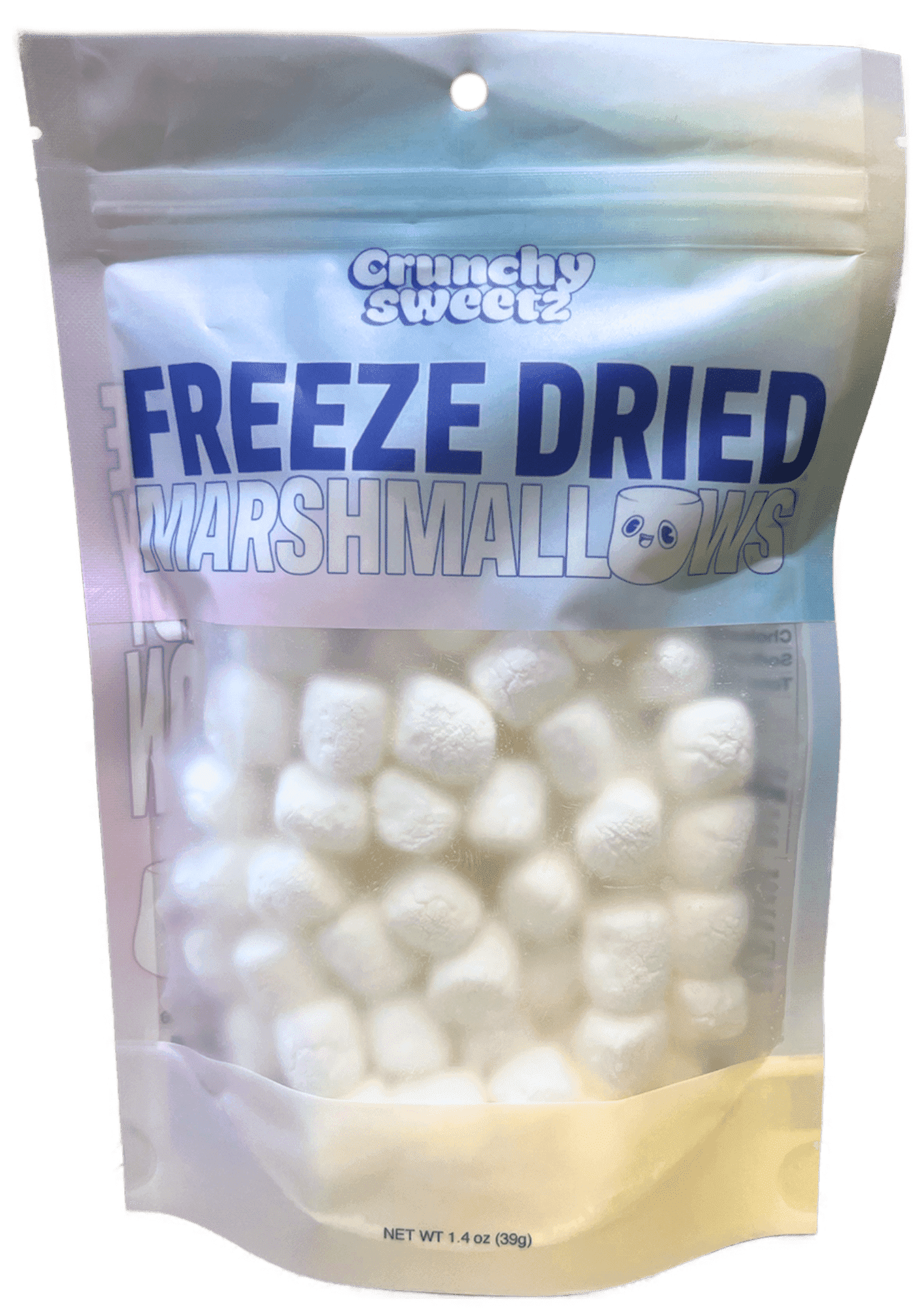Crunchy Sweetz Freeze Dried Marshmallows Candy 4oz Bag - Walmart.com
