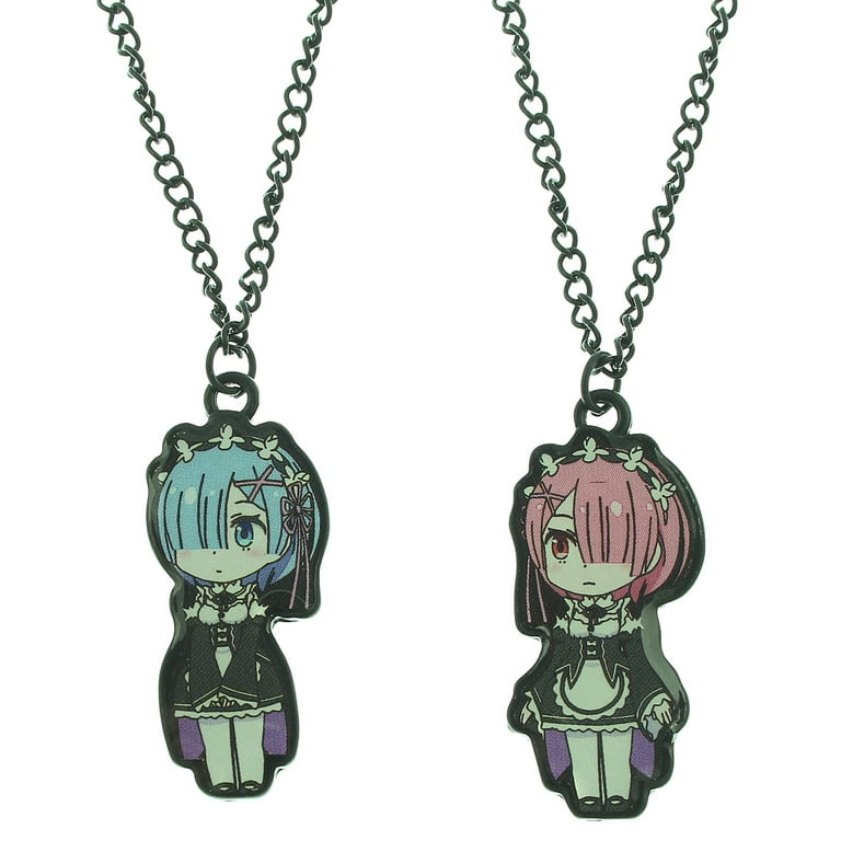 Anime Necklace Re Zero Necklace Crunchyroll Re:Zero Ram Bestie