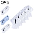 thumbnail image 1 of Crunowin 5PC Boys And Girls School Uniform Cotton Shirt Short Sleeve Button Down Tie Kids Tees Blue Size 4T, 1 of 9