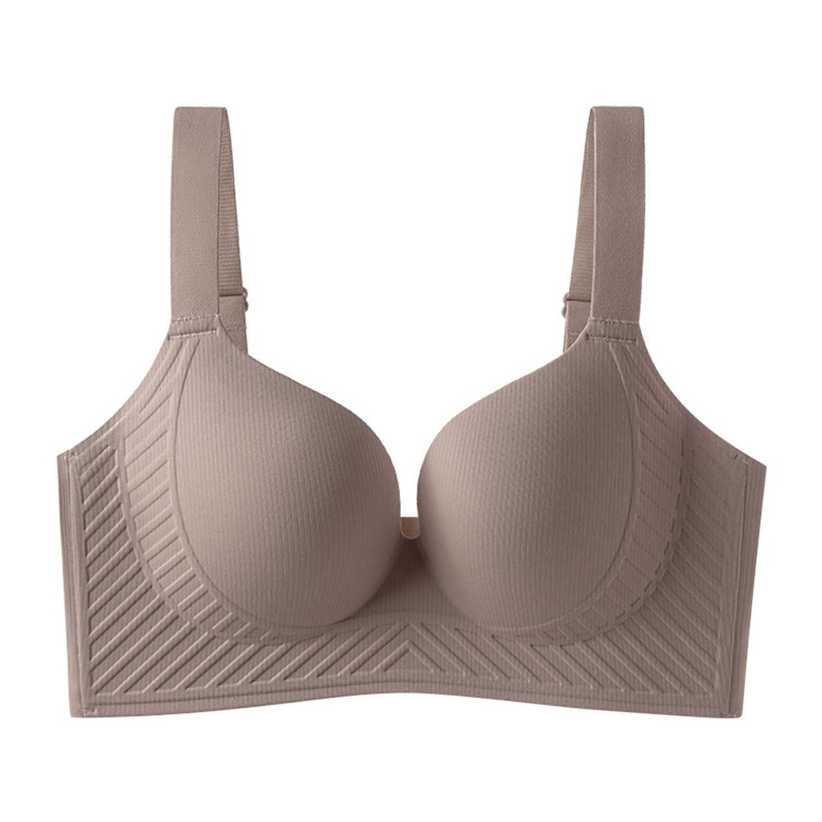 CHGBMOK Bras For Women Plus Size Bra Push Up Full Coverage Comfortable Bralette Breathable No Underwire Everyday Bras