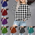 thumbnail image 1 of Crunowin Girls Sweatshirt, Lightweight Fall Winter Long Sleeve Sporty Tops Orange 1-2 T, 1 of 6